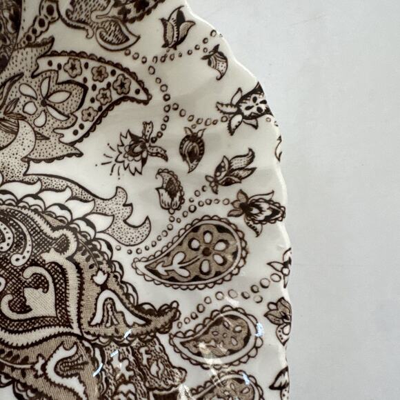 Vintage Johnson Brothers Paisley Cereal Bowsl Set of 3 Ironstone Made in England - Picture 8 of 11